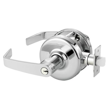 CORBIN RUSSWIN Grade 2 Entry or Office Cylindrical Lock, Newport Lever, Conventional Cylinder, Bright Chrome Finish CL3861 NZD 625